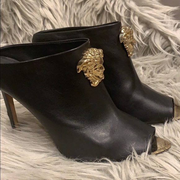 VERSACE Palazzo Peep-toe Mule - Picture 5 of 5